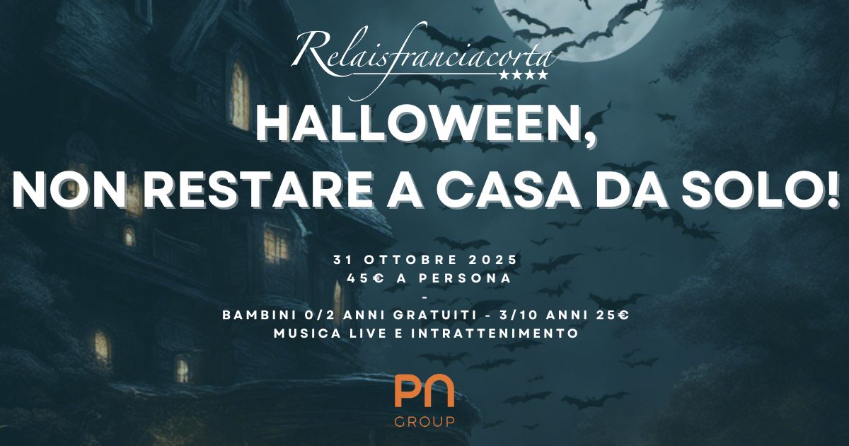 Menù Halloween 2025 – Cena con Dj set e ballo in maschera